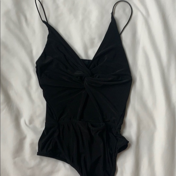 Tops - black cutout bodysuit